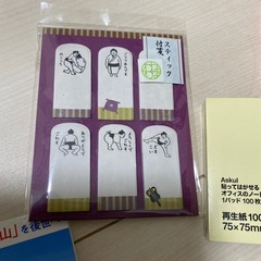 付箋いろいろの画像