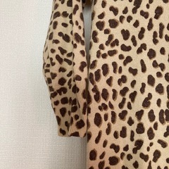 ヒョウ柄ワンピース Msize美品の画像