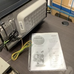 電子レンジ ハイアール Haier JM-XP2FH18G 2019年製 フラットテーブルの画像