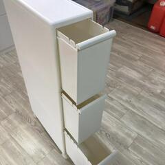 【松本市引き取り限定】分別引き出しステーション（３段）キャスター付きの画像