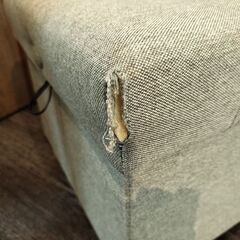 【値下げ中】脚付き収納スツール 2脚の画像