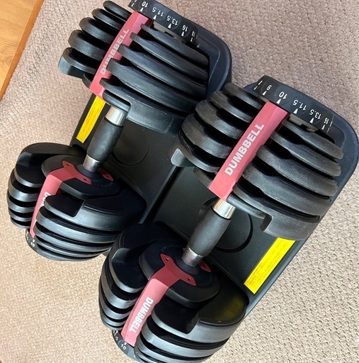 可変式ダンベル 40kg×2個セット インクラインベンチ ホームジム