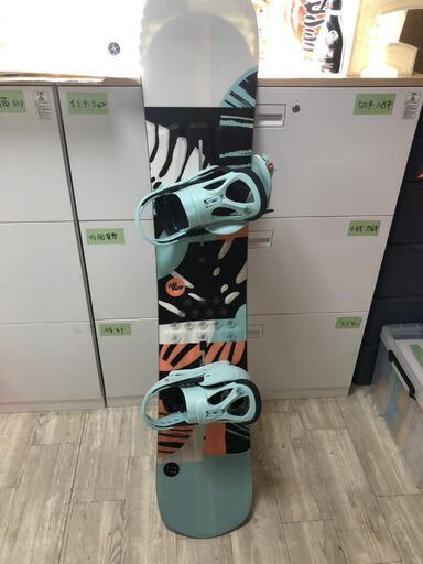 松本市引き取り限定】BURTONスノーボード（144cm）靴・バッグセット