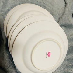 昭和レトロ🎀ིྀMIURA CHINA カレー皿　5枚セット　ミウラチャイナ　花の画像