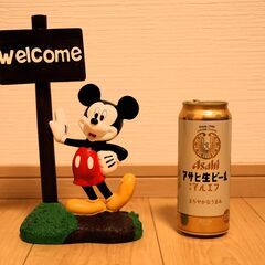 ミッキーマウス　置物　welcome　表示 　値下げの画像