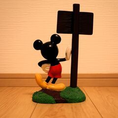 ミッキーマウス　置物　welcome　表示 　値下げの画像