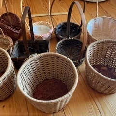 花カゴ　籠　12個の画像