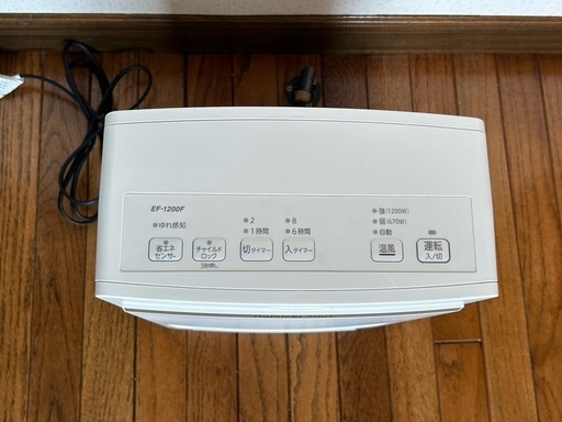 ②ダイニチ DAINICHI セラミックファンヒーター EF-1200F-W