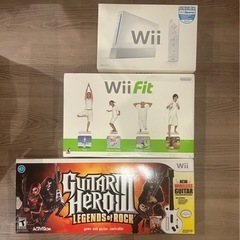 Nintendo Wii & Wii Fit & Guitar ...