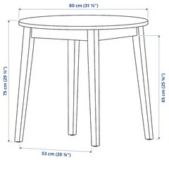 ★最終値下げ★【IKEA】美品ナッカンネース　ダイニングテーブル