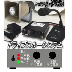 ドライブスルーシステム セット　有線マイク連絡装置　なんず　南豆無線電機　店舗 ドライブスルーシステム セット 有線マイク連絡装置 なんず 南豆