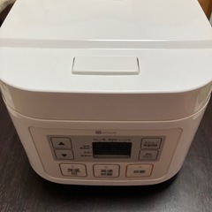 炊飯器 3合炊き ニトリ 白