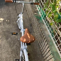 鍵つけました！　自転車　白色です。の画像