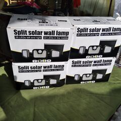 人感センサーLEDソーラーライト②　新品未使用　複数個あります