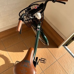 オシャレな子供用自転車(18インチ )補助輪付き！の画像