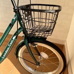オシャレな子供用自転車(18インチ )補助輪付き！の画像