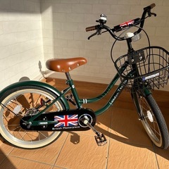 オシャレな子供用自転車(18インチ )補助輪付き！