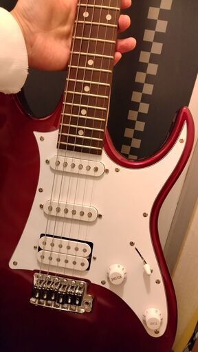アイバニーズ エレキギター レッド YAMAHA GA15II 付属