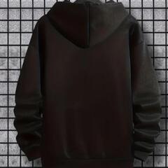 新品🉐XXL（ＪＰ-4XL）フード付きロゴ入りパーカー謙虚にそして努力を怠らずメッセージプリントパーカーの画像