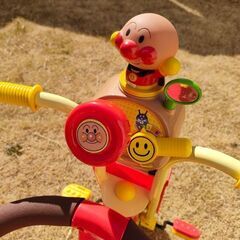 三輪車　わくわくアンパンマンごう　ピースの画像