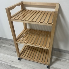 ナチュラルウッド系棚4点セット