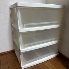 【お取引決定】3段チェスト収納ボックス