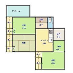 値下げ！2ヶ月家賃無料！🉐初期費用無料🉐富山市水橋館町戸建て、ペット可、DIY可！ - 富山市