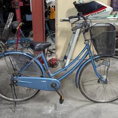 26インチ　自転車　ブルー　
