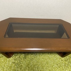 新生活　おしゃれ　センターテーブル　リビングテーブル　ローテーブル　食卓　ガラスの画像
