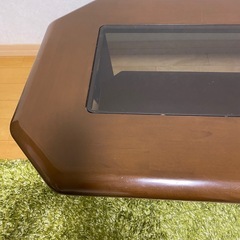 新生活　おしゃれ　センターテーブル　リビングテーブル　ローテーブル　食卓　ガラスの画像