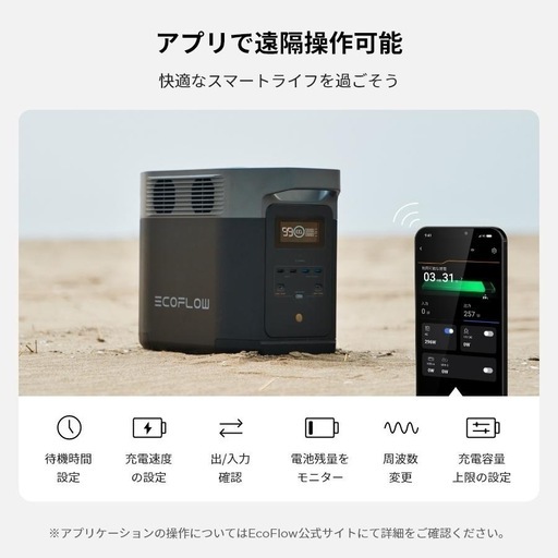 
エコフローデルタ2 ポータブル電源 