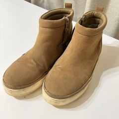 niko and... ブラウン スエード ショートブーツ 