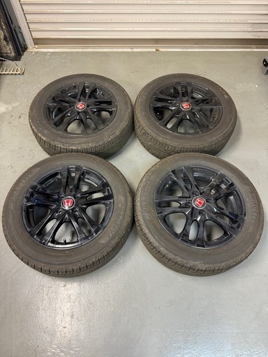 インサイト取り外しアルミホイールタイヤバリ山