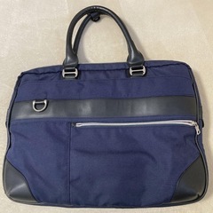 TRANS CONTINENTS ネイビー メンズビジネスバッグ