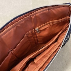 TRANS CONTINENTS ネイビー メンズビジネスバッグの画像