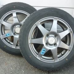 スタッドレスタイヤ＋アルミホイール 4本 DUNLOP WINTERMAXX WM01の画像
