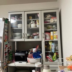 食器棚 (ｊａ６ｆｒｊ) 南久留米の収納家具《食器棚、キッチン収納》の中古あげます・譲ります｜ジモティーで不用品の処分