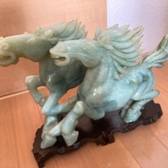 馬　彫刻　置物　中国