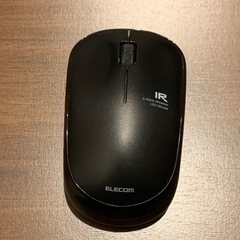ELECOM IR 2.4GHz ワイヤレスマウス ブラックの画像