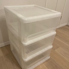 3段衣装ケース×2個の画像
