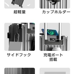 【現金払い】 スーツケース キャリーケース 機内持ち込み Sサイズ ブラック 軽量の画像