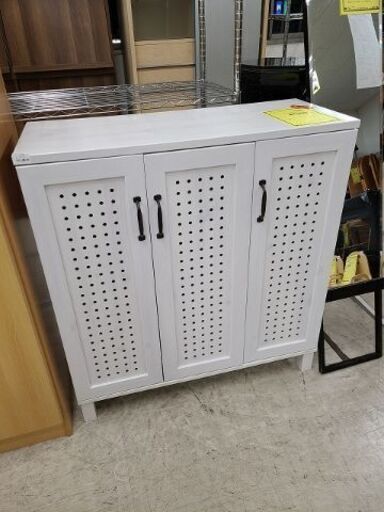 J6756佐藤産業ジェンカシューズボックスGK95-90ホワイトクリーニング済【リユースのサカイ柏店】参考価格19,990円 (リユースのサカイ柏店)  南柏の収納家具《玄関収納》の中古あげます・譲ります｜ジモティーで不用品の処分