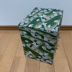 さくらほりきり クラフトキットで製作したお道具箱の画像