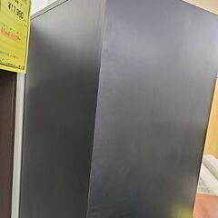 J6757　キャスター付きワードローブ　ブラック　クリーニング済　【リユースのサカイ柏店】の画像