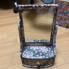 さくらほりきり クラフトキットで製作した姫鏡台