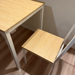 ダイニングテーブル 2人掛け ダイニングテーブルセット 正方形 80cm アメリカンテイスト ダイニング 3点セット 異素材 MIX ニレ 無垢 木製  スチール脚 : kdm-066 : オリジナル家具の店BONIR ヤフー店 - 通販 - Yahoo!ショッピング