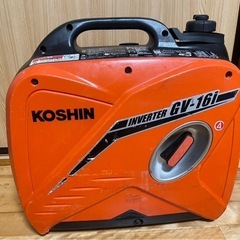 値下げしました　発電機+20Lガソリン携行缶付　1.6kV Ko...