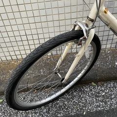 【譲渡先決定】クロスバイク Cream CS　アサヒサイクルの画像