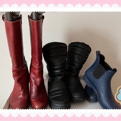 3足セット‼️SOREL ソレル　UGG  
朱色ロングブーツ　セットの画像