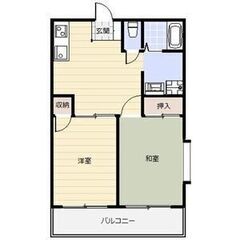 フリーレント付き😳敷金・礼金・仲介手数料ゼロ😳💕角部屋でバ…